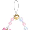 image:imageVELVET CAVIAR Phone Charm Wrist Strap  Cute Beaded Cellphone Wristlet  Lanyard Accessory for Women  Fits all Phone CasesPink Bow