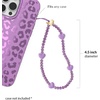 image:imageVELVET CAVIAR Phone Charm Wrist Strap  Cute Beaded Cellphone Wristlet  Lanyard Accessory for Women  Fits all Phone CasesPurple Hearts