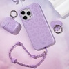 image:imageVELVET CAVIAR Phone Charm Wrist Strap  Cute Beaded Cellphone Wristlet  Lanyard Accessory for Women  Fits all Phone CasesPurple Hearts