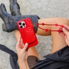 image:imageVELVET CAVIAR Phone Charm Wrist Strap  Cute Beaded Cellphone Wristlet  Lanyard Accessory for Women  Fits all Phone CasesRed Heart