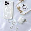 image:imageVELVET CAVIAR Phone Charm Wrist Strap  Cute Beaded Cellphone Wristlet  Lanyard Accessory for Women  Fits all Phone CasesVintage Pearl Heart