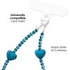image:imageVELVET CAVIAR Phone Charm Wrist Strap  Cute Lanyard Accessory for Women  Compatible with all Phone Cases Navy Heart