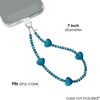 image:imageVELVET CAVIAR Phone Charm Wrist Strap  Cute Lanyard Accessory for Women  Compatible with all Phone Cases Navy Heart