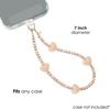 image:imageVELVET CAVIAR Phone Charm Wrist Strap  Cute Lanyard Accessory for Women  Compatible with all Phone Cases Nude Heart