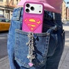 image:imageVELVET CAVIAR Phone Charm Wrist Strap  Cute Lanyard Accessory for Women  Compatible with all Phone Cases Supergirl