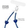 image:imageVELVET CAVIAR Phone Charm Wrist Strap  Cute Lanyard Accessory for Women  Compatible with all Phone CasesClear Blue Heart 20
