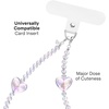 image:imageVELVET CAVIAR Phone Charm Wrist Strap  Cute Lanyard Accessory for Women  Compatible with all Phone CasesHolo Heart