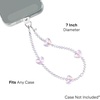 image:imageVELVET CAVIAR Phone Charm Wrist Strap  Cute Lanyard Accessory for Women  Compatible with all Phone CasesHolo Heart