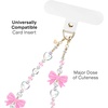 image:imageVELVET CAVIAR Phone Charm Wrist Strap  Cute Lanyard Accessory for Women  Compatible with all Phone CasesPink Bow