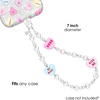 image:imageVELVET CAVIAR Phone Charm Wrist Strap  Cute Lanyard Accessory for Women  Compatible with all Phone CasesSweet Hearts Pearl Chain