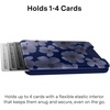 image:imageVELVET CAVIAR compatible with MagSafe Wallet 20  Magnetic Card Holder Wallet for iPhone 171615141312 or Phone Cases compatible with MagSafe  Blue Aquamarine Polka DotMidnight Blossom