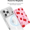 image:imageVELVET CAVIAR compatible with MagSafe Wallet 20  Magnetic Card Holder Wallet for iPhone 171615141312 or Phone Cases compatible with MagSafe  Blue Aquamarine Polka DotSweet Cherry