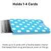 image:imageVELVET CAVIAR compatible with MagSafe Wallet 20  Magnetic Card Holder Wallet for iPhone 171615141312 or Phone Cases compatible with MagSafe  Blue Aquamarine Polka DotAquamarine Polka Dot