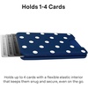 image:imageVELVET CAVIAR compatible with MagSafe Wallet 20  Magnetic Card Holder Wallet for iPhone 171615141312 or Phone Cases compatible with MagSafe  Blue Aquamarine Polka DotMidnight Polka Dot