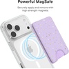 image:imageVELVET CAVIAR compatible with MagSafe Wallet 20  Magnetic Card Holder Wallet for iPhone 171615141312 or Phone Cases compatible with MagSafe  Blue Aquamarine Polka DotPurple Stars