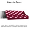 image:imageVELVET CAVIAR compatible with MagSafe Wallet 20  Magnetic Card Holder Wallet for iPhone 171615141312 or Phone Cases compatible with MagSafe  Blue Aquamarine Polka DotRaspberry Polka Dot