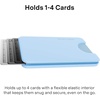 image:imageVELVET CAVIAR compatible with MagSafe Wallet 20  Magnetic Card Holder Wallet for iPhone 171615141312 or Phone Cases compatible with MagSafe  Blue Aquamarine Polka DotCotton Candy Blue
