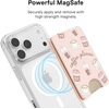 image:imageVELVET CAVIAR compatible with MagSafe Wallet 20  Magnetic Card Holder Wallet for iPhone 171615141312 or Phone Cases compatible with MagSafe  Blue Aquamarine Polka DotCoffee Please