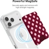 image:imageVELVET CAVIAR compatible with MagSafe Wallet 20  Magnetic Card Holder Wallet for iPhone 171615141312 or Phone Cases compatible with MagSafe  Blue Aquamarine Polka DotRaspberry Polka Dot