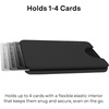 image:imageVELVET CAVIAR compatible with MagSafe Wallet 20  Magnetic Card Holder Wallet for iPhone 171615141312 or Phone Cases compatible with MagSafe  Blue Aquamarine Polka DotJust Black