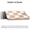 image:imageVELVET CAVIAR compatible with MagSafe Wallet 20  Magnetic Card Holder Wallet for iPhone 171615141312 or Phone Cases compatible with MagSafe  Blue Aquamarine Polka DotNude Checkered
