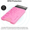 image:imageVELVET CAVIAR compatible with MagSafe Wallet 20  Magnetic Card Holder Wallet for iPhone 171615141312 or Phone Cases compatible with MagSafe  Blue Aquamarine Polka DotHot Pink Leopard
