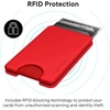 image:imageVELVET CAVIAR compatible with MagSafe Wallet 20  Magnetic Card Holder Wallet for iPhone 171615141312 or Phone Cases compatible with MagSafe  Blue Aquamarine Polka DotHot Girl Red