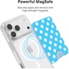 image:imageVELVET CAVIAR compatible with MagSafe Wallet 20  Magnetic Card Holder Wallet for iPhone 171615141312 or Phone Cases compatible with MagSafe  Blue Aquamarine Polka DotAquamarine Polka Dot