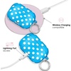 image:imageVELVET CAVIAR for AirPods Pro 3 Case Cover  Cute Protective Hard Cases with Keychain Compatible with AirPods Pro 3  It Girl LeopardAquamarine Polka Dot