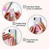 image:imageVelvet Caviar Cell Phone Ring Holder  Finger Ring amp Stand  Improves Phone Grip Compatible with iPhone Galaxy and Most Cases Except SiliconeLeather  Black Yellow CamoGalaxy Glitter