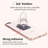 image:imageVelvet Caviar Cell Phone Ring Holder  Finger Ring amp Stand  Improves Phone Grip Compatible with iPhone Galaxy and Most Cases Except SiliconeLeather  Black Yellow CamoFloral Rose Gold