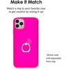 image:imageVelvet Caviar Cell Phone Ring Holder  Finger Ring amp Stand  Improves Phone Grip Compatible with iPhone Galaxy and Most Smartphones Neon Purple HeartNeon Pink Heart