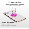 image:imageVelvet Caviar Cell Phone Ring Holder  Finger Ring amp Stand  Improves Phone Grip Compatible with iPhone Galaxy and Most Smartphones Neon Purple HeartNeon Purple Heart