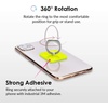 image:imageVelvet Caviar Cell Phone Ring Holder  Finger Ring amp Stand  Improves Phone Grip Compatible with iPhone Galaxy and Most Smartphones Neon Purple HeartNeon Yellow