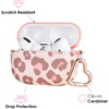 image:imageVelvet Caviar Compatible with AirPods Pro Case 2nd and 1st Generation  Cute Protective Hard Cover for Women  Dusty Rose Floral FlowerBlush Leopard Print