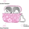 image:imageVelvet Caviar Compatible with AirPods Pro Case 2nd and 1st Generation  Cute Protective Hard Cover for Women  Dusty Rose Floral FlowerCherry Blossom Glitter