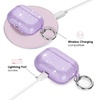 image:imageVelvet Caviar Compatible with AirPods Pro Case 2nd and 1st Generation  Cute Protective Hard Cover for Women  Dusty Rose Floral FlowerLilac Stardust Glitter
