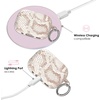 image:imageVelvet Caviar Compatible with AirPods Pro Case 2nd and 1st Generation  Cute Protective Hard Cover for Women  Dusty Rose Floral FlowerNude Python Snakeskin