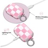 image:imageVelvet Caviar Compatible with AirPods Pro Case 2nd and 1st Generation  Cute Protective Hard Cover for Women  Dusty Rose Floral FlowerPink Vibe Checkered