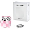 image:imageVelvet Caviar Compatible with AirPods Pro Case 2nd and 1st Generation  Cute Protective Hard Cover for Women  Dusty Rose Floral FlowerPink Vibe Checkered