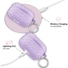 image:imageVelvet Caviar Compatible with AirPods Pro Case 2nd and 1st Generation  Cute Protective Hard Cover for Women  Dusty Rose Floral FlowerPurple Stars