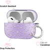 image:imageVelvet Caviar Compatible with AirPods Pro Case 2nd and 1st Generation  Cute Protective Hard Cover for Women  Dusty Rose Floral FlowerPurple Stars