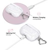 image:imageVelvet Caviar Compatible with AirPods Pro Case 2nd and 1st Generation  Cute Protective Hard Cover for Women  Dusty Rose Floral FlowerStardust Glitter