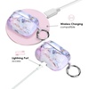 image:imageVelvet Caviar Compatible with AirPods Pro Case 2nd and 1st Generation  Cute Protective Hard Cover for Women  Dusty Rose Floral FlowerViolet Sky White Marble