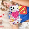 image:imageVelvet Caviar Suction Cup Phone Case Mount Compatible with MagSafe Devices Only  Magnetic Silicone Sticky Phone Grip Holder for iPhone Back of Phone  Mirror Gripper Strawberry MilkOrchid Pink Heart