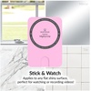 image:imageVelvet Caviar Suction Cup Phone Case Mount Compatible with MagSafe Devices Only  Magnetic Silicone Sticky Phone Grip Holder for iPhone Back of Phone  Mirror Gripper Strawberry MilkPink Sugar