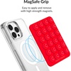image:imageVelvet Caviar Suction Cup Phone Case Mount Compatible with MagSafe Devices Only  Magnetic Silicone Sticky Phone Grip Holder for iPhone Back of Phone  Mirror Gripper Strawberry MilkRed