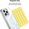image:imageVelvet Caviar Suction Cup Phone Case Mount Compatible with MagSafe Devices Only  Magnetic Silicone Sticky Phone Grip Holder for iPhone Back of Phone  Mirror Gripper Strawberry MilkYellow