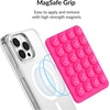 image:imageVelvet Caviar Suction Cup Phone Case Mount Compatible with MagSafe Devices Only  Magnetic Silicone Sticky Phone Grip Holder for iPhone Back of Phone  Mirror Gripper Strawberry MilkHot Pink