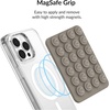 image:imageVelvet Caviar Suction Cup Phone Case Mount Compatible with MagSafe Devices Only  Magnetic Silicone Sticky Phone Grip Holder for iPhone Back of Phone  Mirror Gripper Strawberry MilkGrey